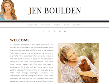 Tablet Screenshot of jenboulden.com